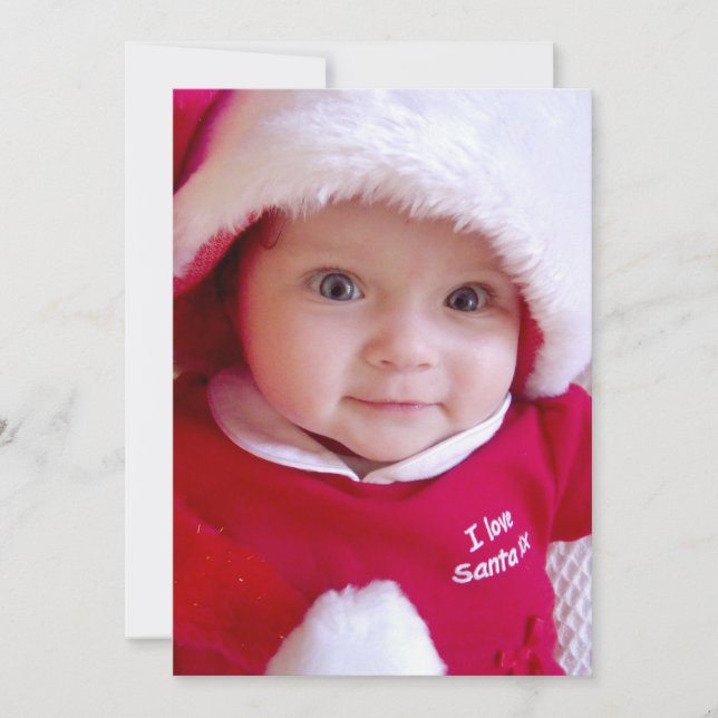 Tarjeta de Navidad plana Tarjeta de vacaciones (Anverso)