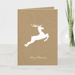 Tarjeta de Navidad plegable de la foto de los