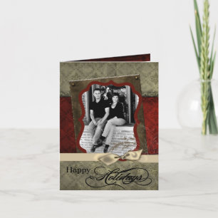 tarjeta de Navidad PLEGABLE personalizada 5x7 de
