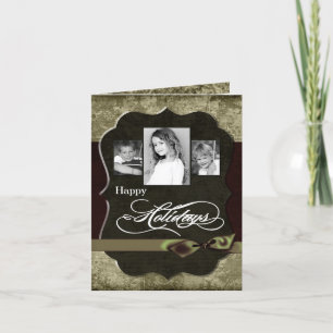 tarjeta de Navidad PLEGABLE personalizada 5x7 de
