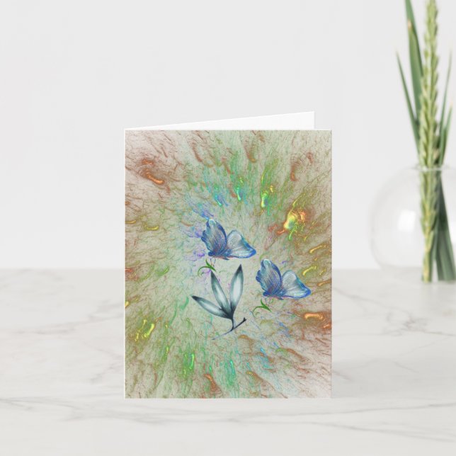 Tarjeta de Navidad plegada (Anverso)