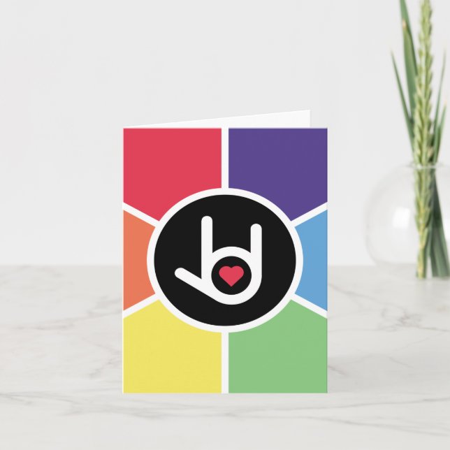 Tarjeta de Navidad plegada (Anverso)