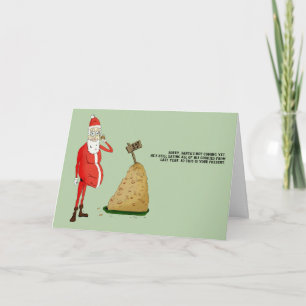 Tarjeta de Navidad "poco convencional"