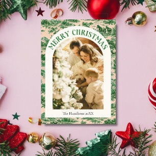 Tarjeta de Navidad "Qué Año" con Foto Toile Occi