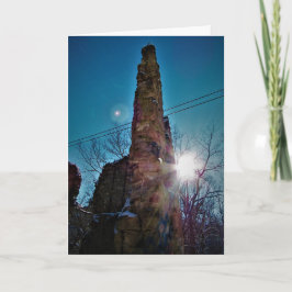 Tarjeta de Navidad "Rays of Ruins"