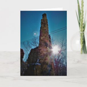 Tarjeta de Navidad "Rays of Ruins"
