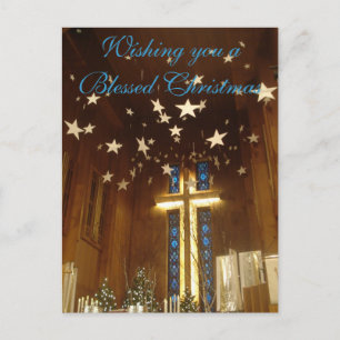 Tarjeta de Navidad religiosa