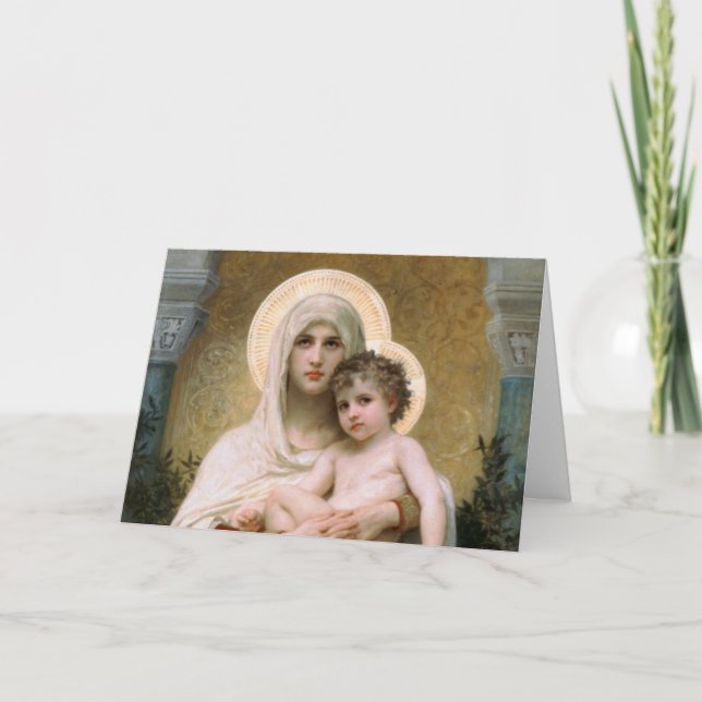 Tarjeta de Navidad religiosa (Anverso)