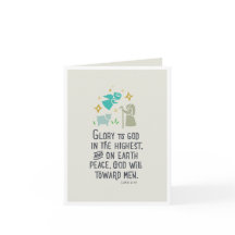 Tarjeta de Navidad religiosa