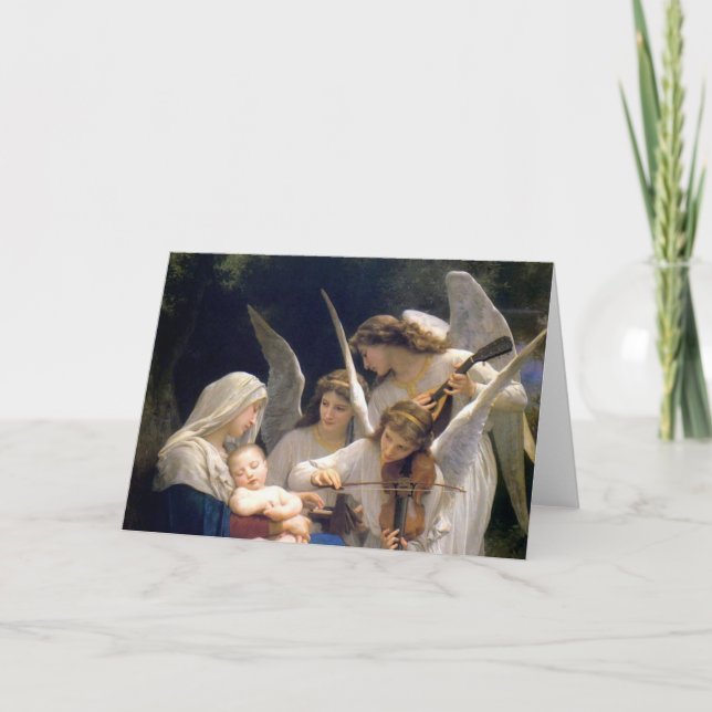 Tarjeta de Navidad religiosa (Anverso)