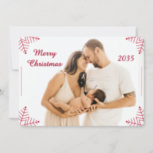 Tarjeta de Navidad religiosa con foto y Escritura
