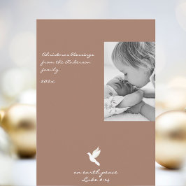 Tarjeta de Navidad religiosa moderna