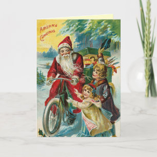 Tarjeta de Navidad retra
