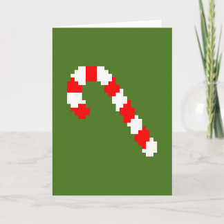 tarjeta de Navidad retra de 8 bits