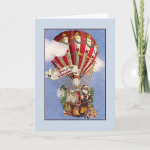 Tarjeta de Navidad retra de Frohe Weihnachten del