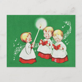 Tarjeta de Navidad retra del vintage