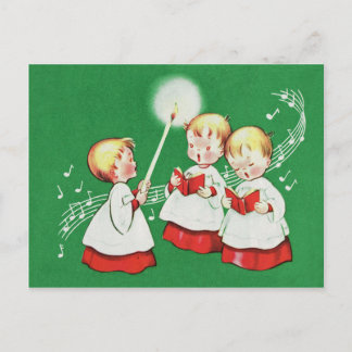 Tarjeta de Navidad retra del vintage