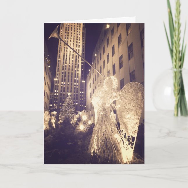Tarjeta de Navidad - Rockefeller Center - NYC (Anverso)