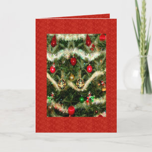 Tarjeta de Navidad Roja