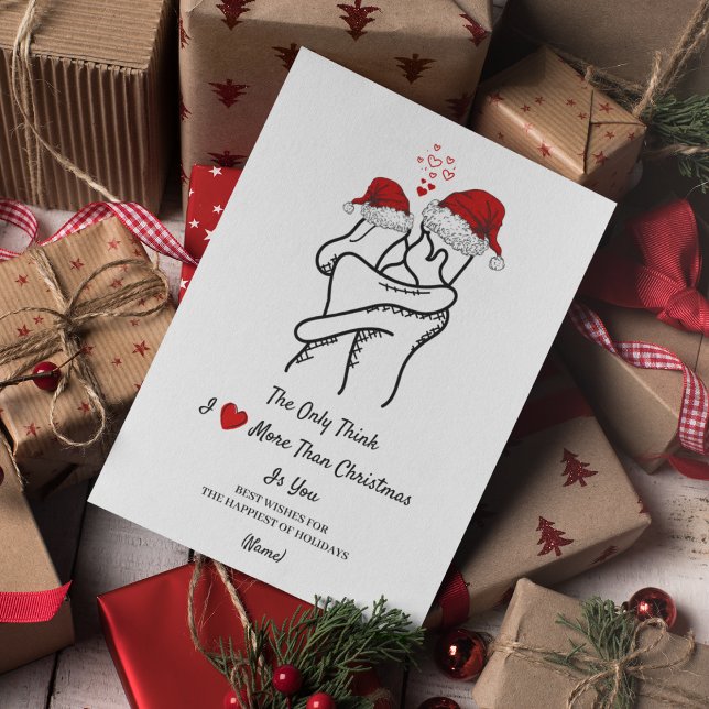 Tarjeta de Navidad Romántica  Amor Navidad (Subido por el creador)