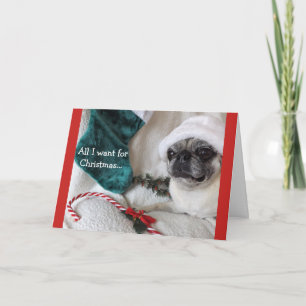 Tarjeta de Navidad romántica del barro amasado