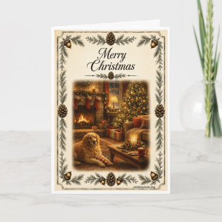 Tarjeta de Navidad - Saludo de Perro