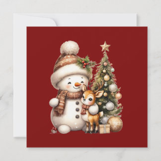 Tarjeta de Navidad | Saludo Festivo de Fiesta