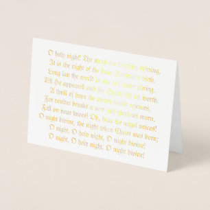 Tarjeta de Navidad santa del Relieve metalizado de