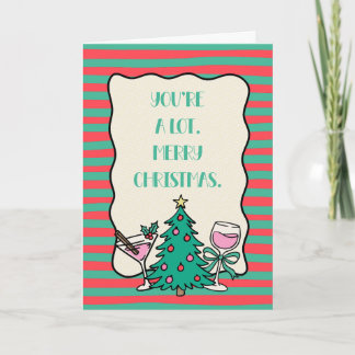 Tarjeta de Navidad sarcástica y descarada
