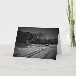 Tarjeta de Navidad "Senderos de Nostalgia"