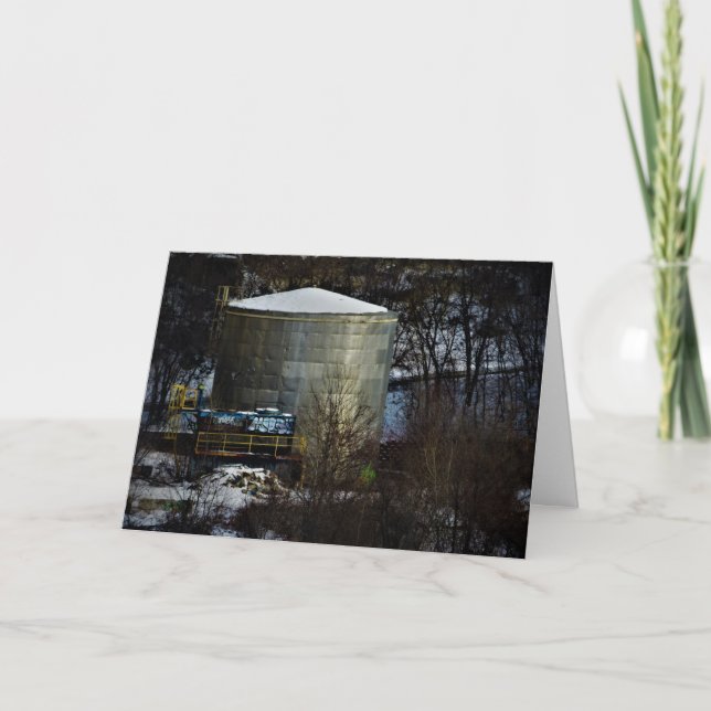 Tarjeta de Navidad "Silo Plantado" (Anverso)