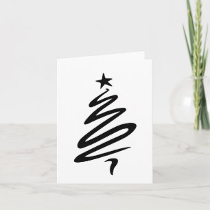 Tarjeta de navidad, simple, Minimalista