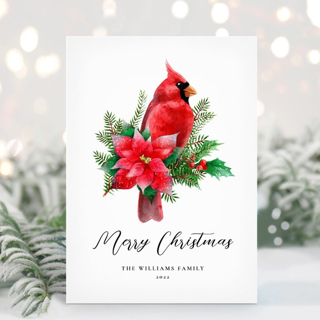 Tarjeta de Navidad sin foto del Cardenal de Navida (Subido por el creador)