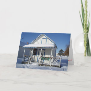 Tarjeta de Navidad "Taller de Santa"