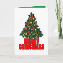 Tarjeta de navidad, tarjeta de felicitación de árb