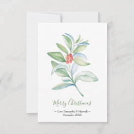 Tarjeta de navidad, tarjeta de vacaciones