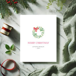 Tarjeta de navidad, tarjeta de vacaciones