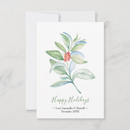 Tarjeta de navidad, tarjeta de vacaciones