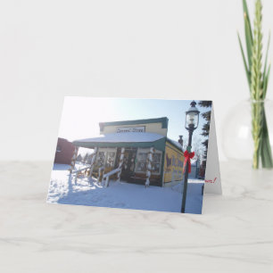 Tarjeta de Navidad "Tienda General"