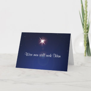 Tarjeta de Navidad "todavía que busca"