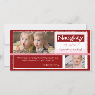 Tarjeta de Navidad traviesa o Niza del ~
