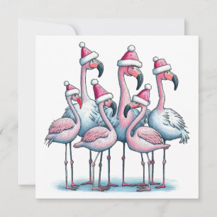 Tarjeta de Navidad Tropical Merry