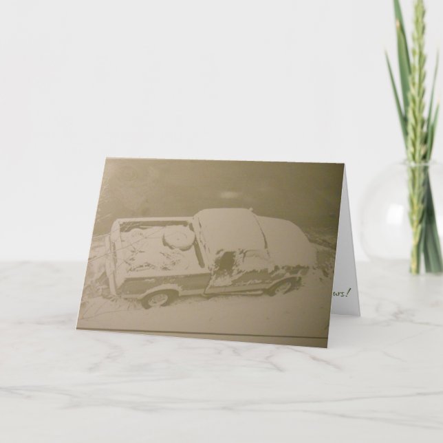 Tarjeta de Navidad “Underexposure Roll 22” (Anverso)