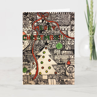 Tarjeta de Navidad única