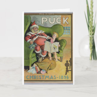 Tarjeta de Navidad usando la portada de la revista