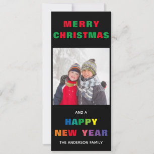 Tarjeta de Navidad vertical - Feliz Navidad en Arc