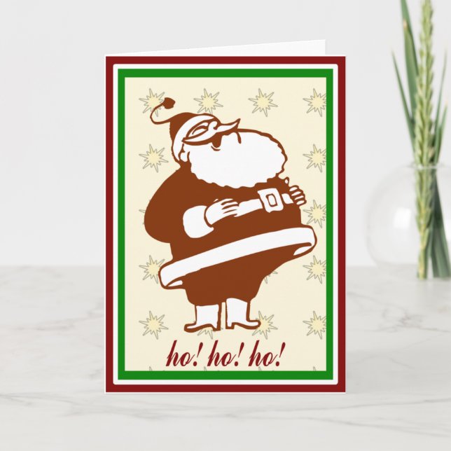 Tarjeta de Navidad vieja alegre del alma (Anverso)