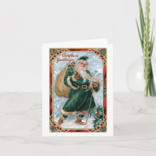 Tarjeta de Navidad Vintage - Felicidades de Navida