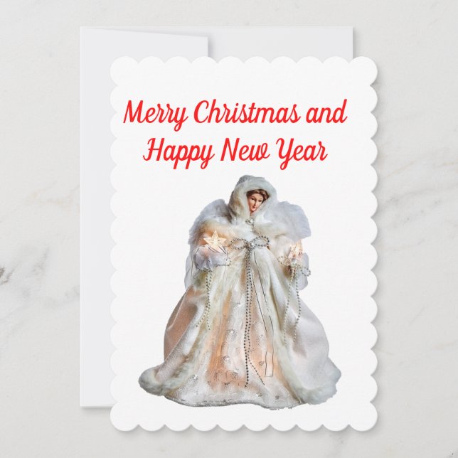 Tarjeta de Navidad y Año Nuevo (Anverso)