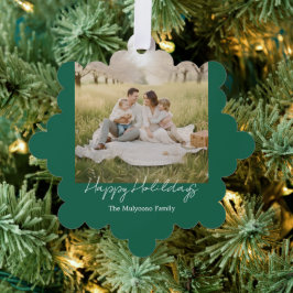 Tarjeta de Navidad y Año Nuevo de Foto de Familia 